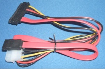 Extra image of Combined Serial ATA (SATA) Power & data cable/lead 15+7 for SSDs and HardDrives